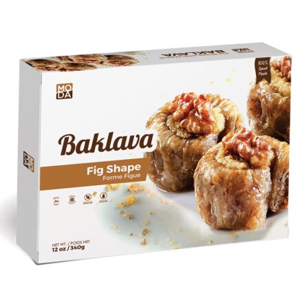 Moda Baklava, Fig Shape with Walnut, Gift Pack, 12oz, 8pcs