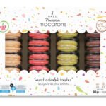 Hazz Parisian Macaron, Party 1 (Chocolate-Raspberry-Pistachio-Vanilla), 24pcs, 12.2oz (345g)