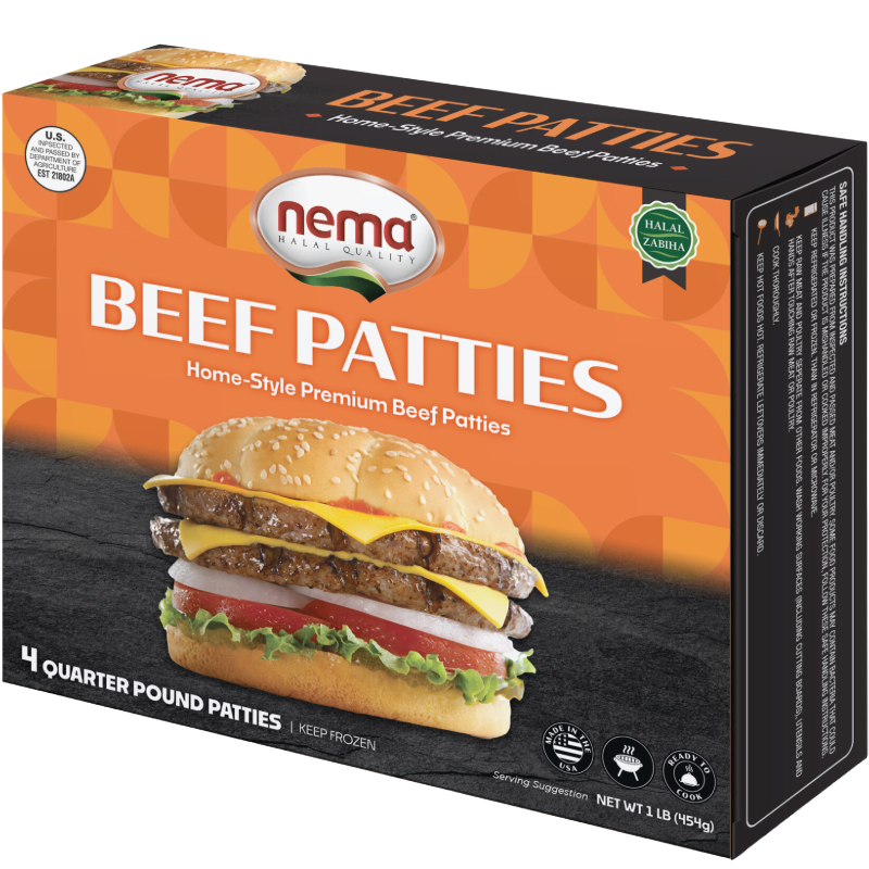 Nema Beef Patties 1lb