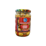 Marmarabirlik Green Olives Stuffed with Red Pepper 4XL 400gr
