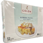 Golda Kurdish Pastry with Powdered Sugar 908gr