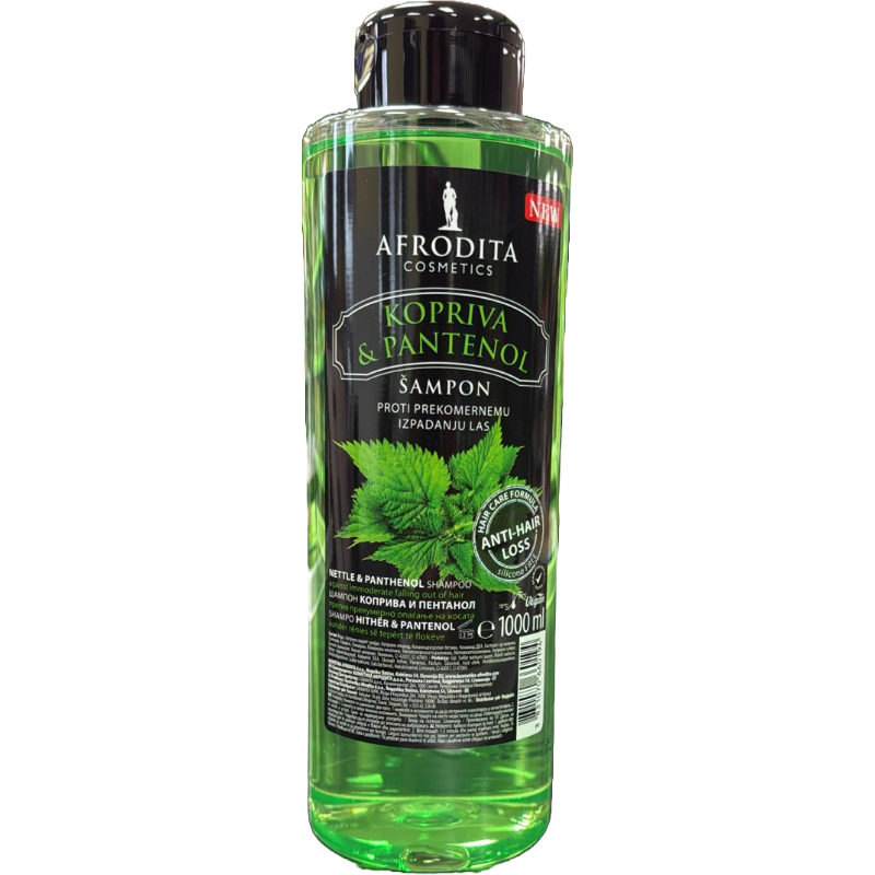 Afrodita Nettle & Panthenol Shampoo 1000ml