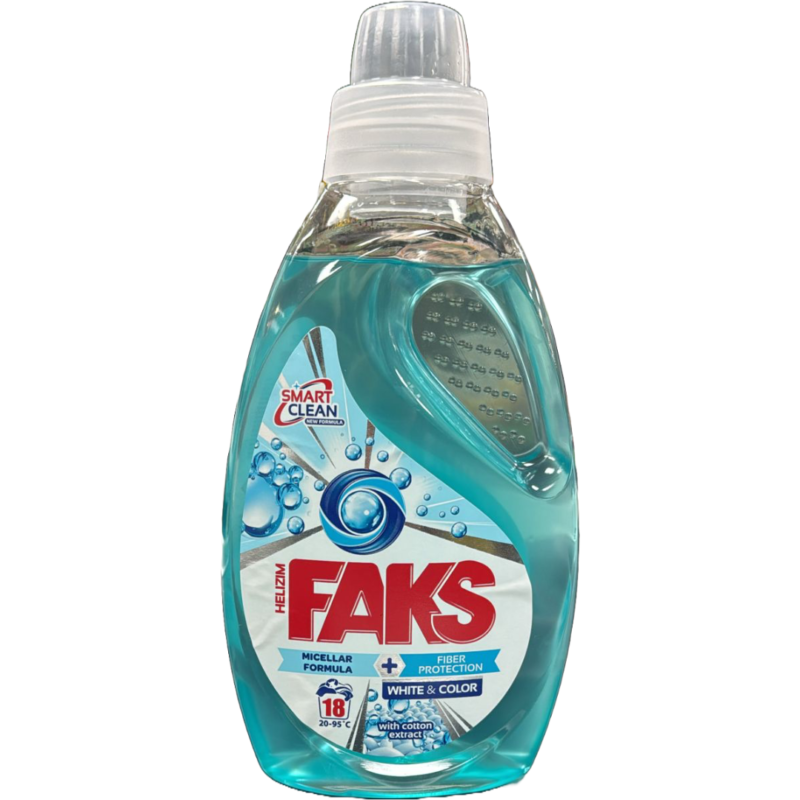 Faks Premium Micellar Formula & Fiber Protection, White & Color with Cotton Extract900ml