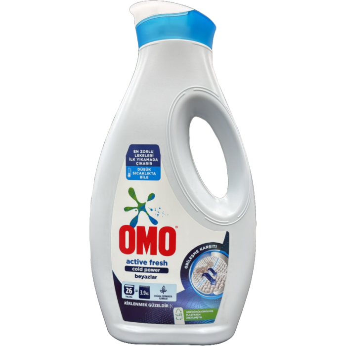 Omo Active Fresh Cold Power for White Liquid Detergent 1.69lt