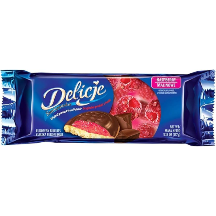 Delicje Biscuit Raspberry 147gr