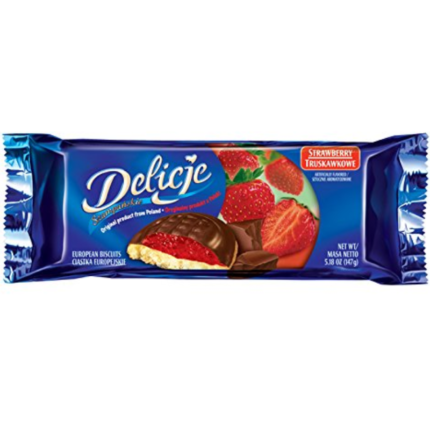 Delicje Biscuit Strawberry 147gr