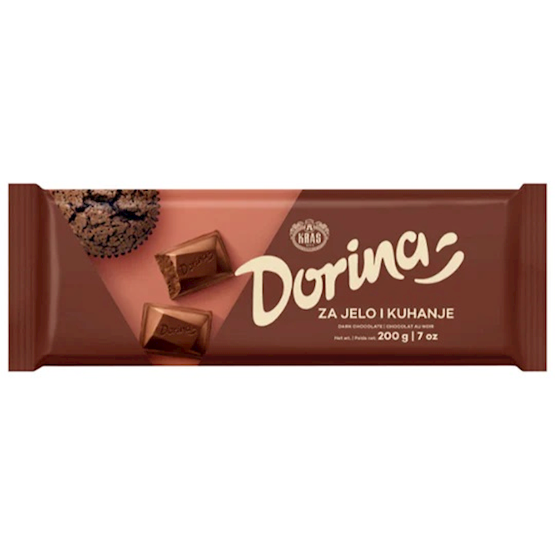 Kras Dorina Dark Cooking Chocolate 200gr