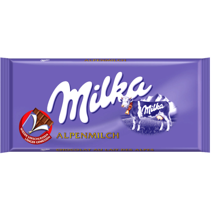 Milka Alpine Milk Chocolate 100gr