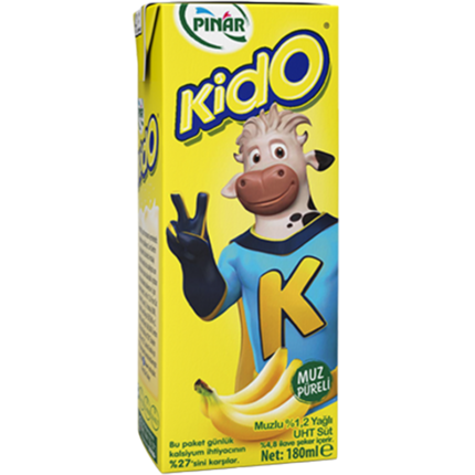 Pinar Kido Banana Milk 180ml