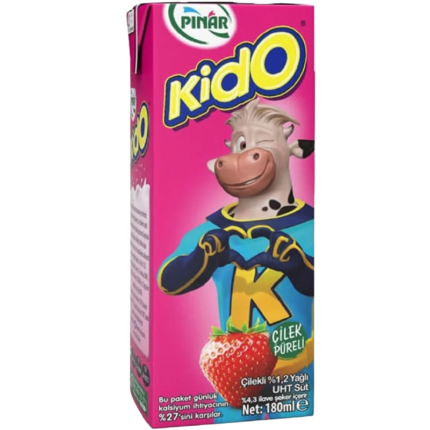 Pinar Kido Strawberry Milk 180ml